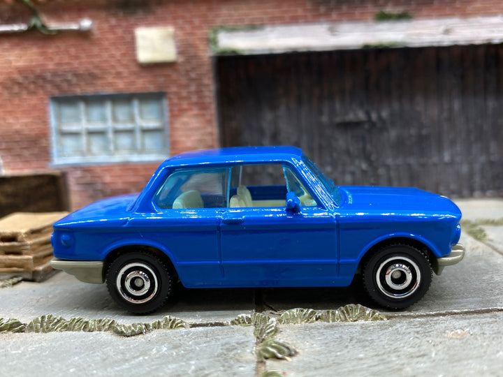 Matchbox 1969 BMW 2002 in Blue, loose diecast car