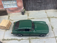 Matchbox 1971 MGB GT Coupe Green loose diecast - side profile detail shot