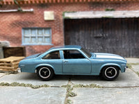 Matchbox 1979 Chevy Nova in Blue and White, loose diecast car