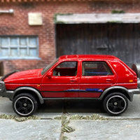 Loose Matchbox - 1990 VW Volkswagen Golf - Red