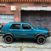 Loose Matchbox - 1990 VW Volkswagen Golf - Teal