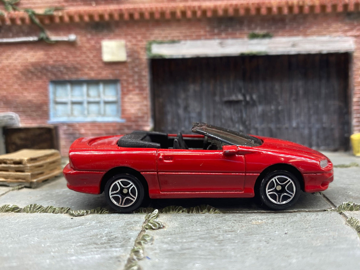 Matchbox 1998 Chevy Camaro SS Convertible in Red, loose diecast car