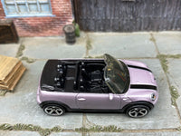 Matchbox 2010 Mini Cooper S Cabrio purple loose diecast - gallery image 2 of 3
