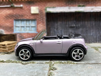 Matchbox 2010 Mini Cooper S Cabrio purple loose diecast - gallery image 3 of 3