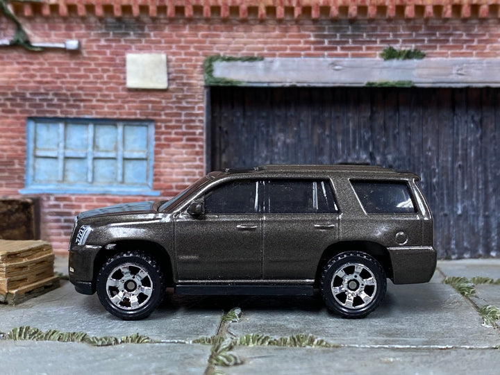 Matchbox 2015 Cadillac Escalade in Dark Gray, loose diecast car