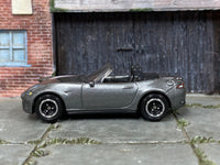 Loose Matchbox - 2015 Mazda MX-5 Miata - Gray, White and Red