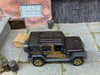 Loose Matchbox - 2018 Jeep Wrangler JL 4 Door - Black and Gold SkyJacker