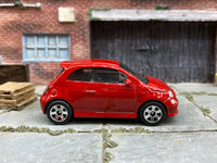 Matchbox 2019 Fiat 500 Turbo in Red, loose diecast car