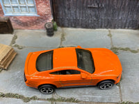 Matchbox 2019 Ford Mustang Coupe orange loose diecast - gallery image 2 of 3