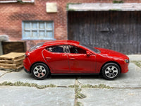 Matchbox 2019 Mazda 3 red loose diecast - gallery image 3 of 3