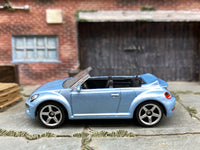 Matchbox 2019 Volkswagen Beetle light blue loose diecast - gallery image 3 of 3