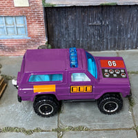 Loose Matchbox - 4X4 Chevy Blazer - Purple and Orange