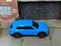 Matchbox Audi E-Tron Blue loose diecast - side profile detail shot