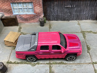 Matchbox Chevrolet Avalanche Pink loose diecast - side profile detail shot