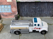 Matchbox Freightliner Business Class White loose diecast - side profile detail shot