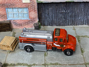 Matchbox Freightliner Business Class Brown loose diecast - side profile detail shot