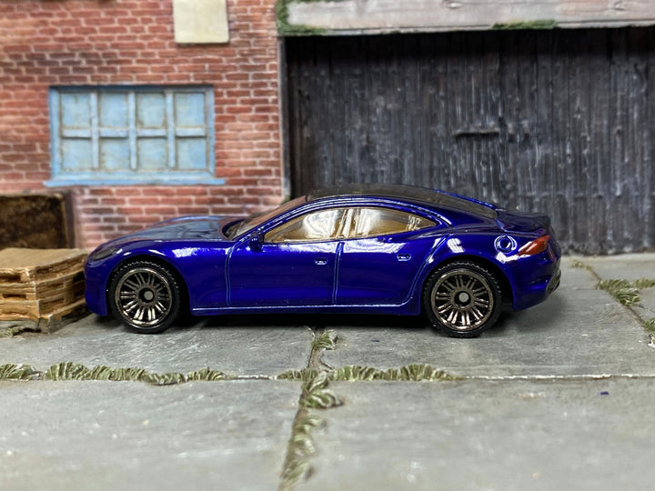 Matchbox Karma GS-6 in Dark Blue, loose diecast car