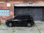 Matchbox LEVC TX Taxi in Black, loose diecast car