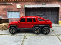 Matchbox Mercedes-Benz AMG 6X6 Truck in Red, loose diecast car