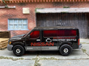 Loose Matchbox - Nissan NV Van - Black and Silver Courtesy Shuttle