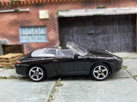 Matchbox Porsche 911 Carrera Cabriolet in Black, loose diecast car