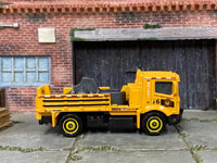 Matchbox Road Stripe King Construction in Orange, loose diecast car