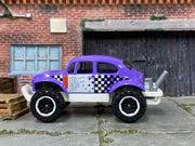 Matchbox Volkswagen Beetle 4X4 Off Road in Purple, loose diecast car