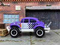 Matchbox Volkswagen Beetle 4X4 Off Road in Purple, loose diecast car