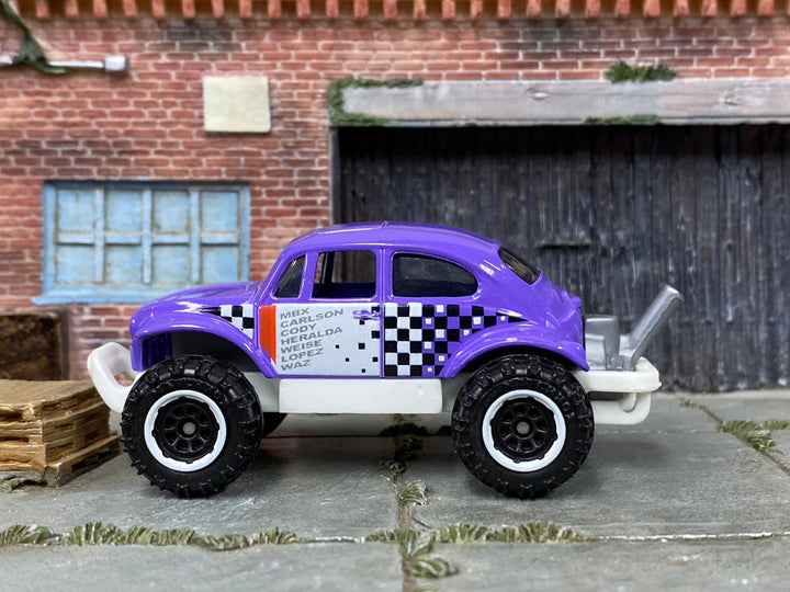 Matchbox Volkswagen Beetle 4X4 Off Road in Purple, loose diecast car