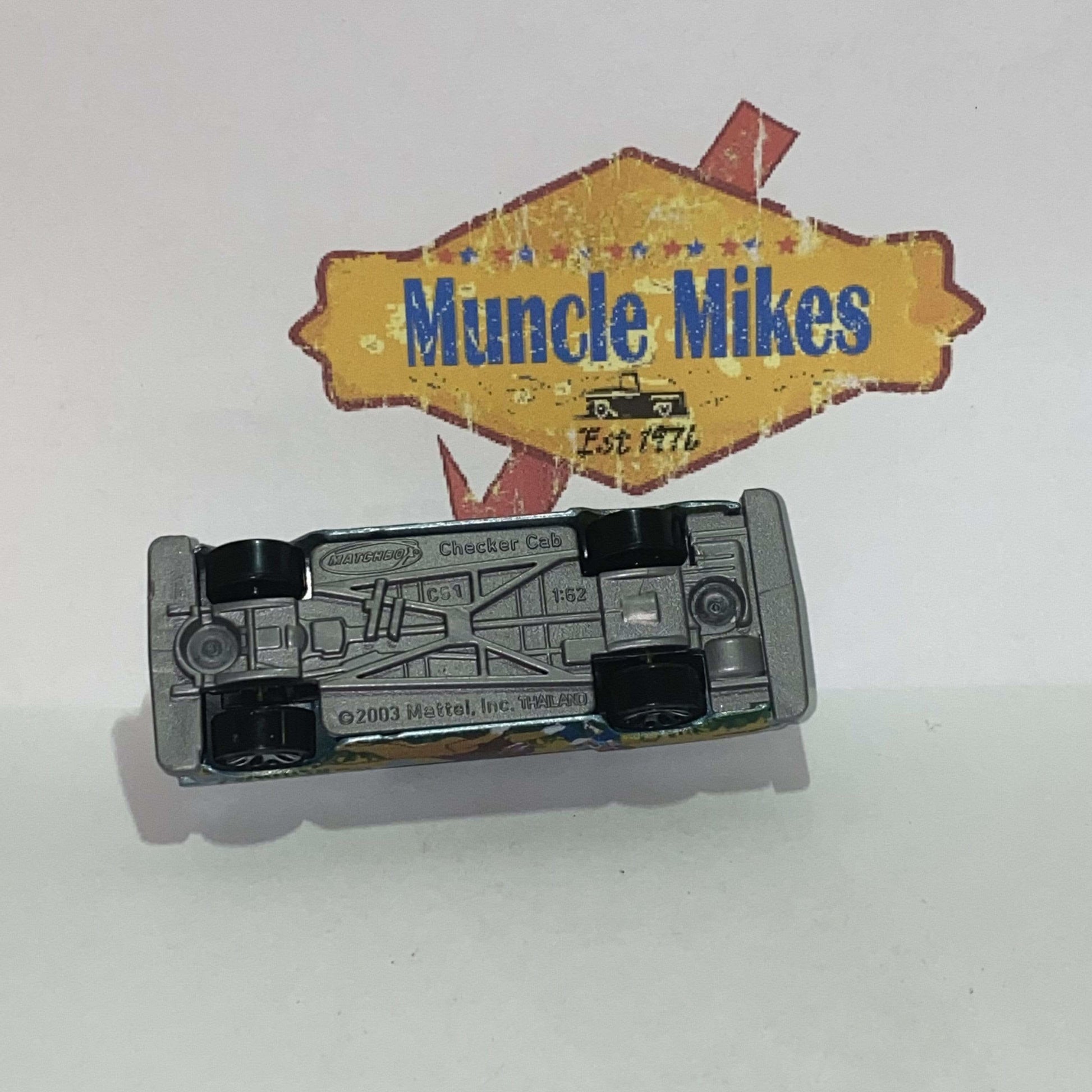 Matchbox 2003 Checker Cab Blue Lion and Boy To The Rescue 1:62, Loose, Rare!!