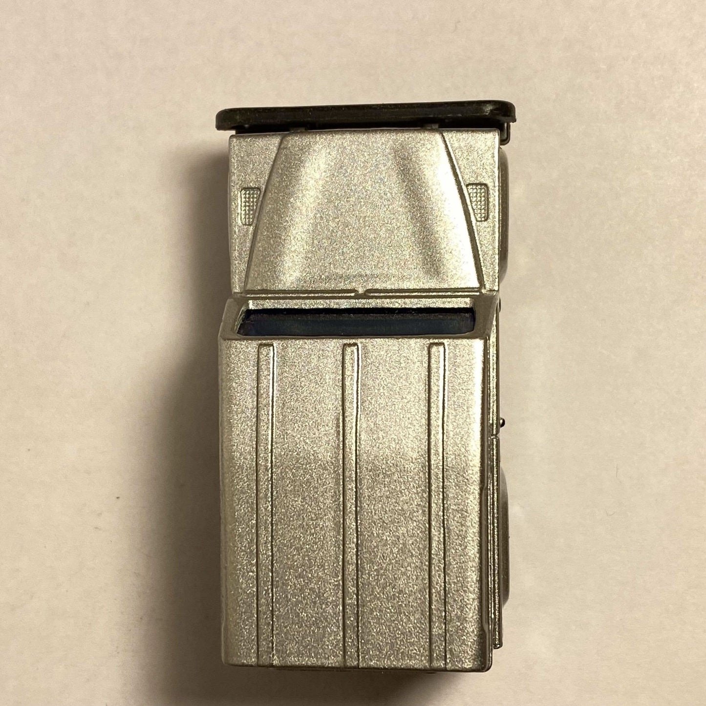 Matchbox LAND ROVER Taylor Construction 1990 SILVER Die Cast metal Car Collectible