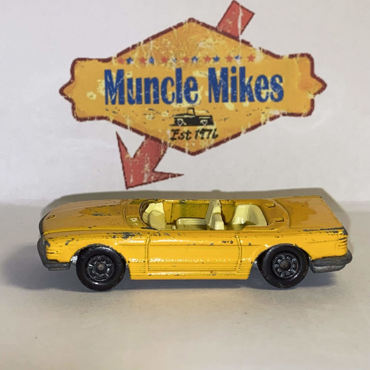 Matchbox Superfast 1974 Lesney England No.6 Mercedes 350SL - well loved– product image