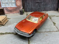 Matchbox Superfast No 51 Citroen S.M. 1971 Lesney Products Made in England. Orange with moveable doors and trailer hitch