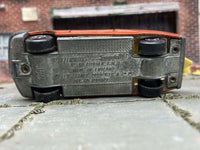 Matchbox Superfast No 51 Citroen S.M. 1971 Lesney Products Made in England. Orange with moveable doors and trailer hitch