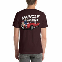Muncle Mikes Hot Rod Pin Up Girl 2 crew T-shirt, view 4