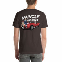 Muncle Mikes Hot Rod Pin Up Girl 2 crew T-shirt, view 8