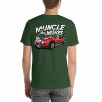 Muncle Mikes Hot Rod Pin Up Girl 2 crew T-shirt, view 14