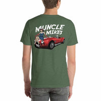 Muncle Mikes Hot Rod Pin Up Girl 2 crew T-shirt, view 26