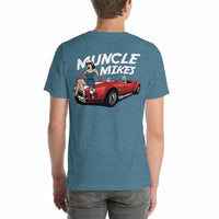 Muncle Mikes Hot Rod Pin Up Girl 2 crew T-shirt, view 30