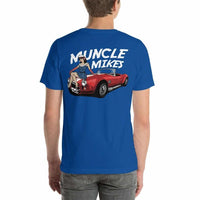 Muncle Mikes Hot Rod Pin Up Girl 2 crew T-shirt, view 18