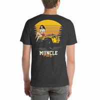Muncle Mikes Hot Rod Pin Up Girl crew T-shirt, view 1