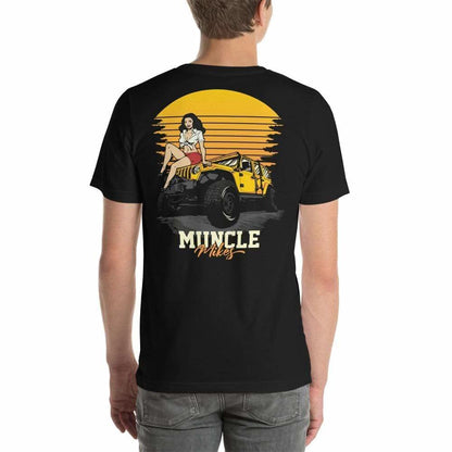 Muncle Mikes T-Shirt Crew: Hot Rod Pin Up Girl