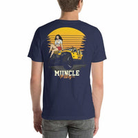 Muncle Mikes Hot Rod Pin Up Girl crew T-shirt, view 7