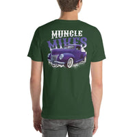 Muncle Mikes T-Shirt Crew: Smoking Hot Rod 1940 Ford Pick up