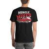 Muncle Mikes T-Shirt Crew: Smoking Hot Rod 1965 Mustang Fastback