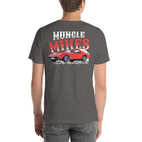 Muncle Mikes T-Shirt Crew: Smoking Hot Rod 1968 Chevy Corvette