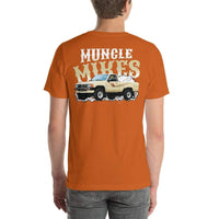 Muncle Mikes T-Shirt Crew: Smoking Hot Rod 1987 Toyota 4X4 Pick Up