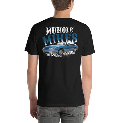 Muncle Mikes T-Shirt Crew: Smoking Hot Rod 1989 Mustang GT