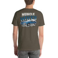 Muncle Mikes T-Shirt Crew: Smoking Hot Rod 1989 Mustang GT