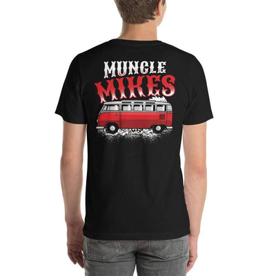 Muncle Mikes T-Shirt Crew: Smoking Hot Rod VW Bus